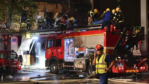 39 people killed in building fire in east China's Jiangxi province