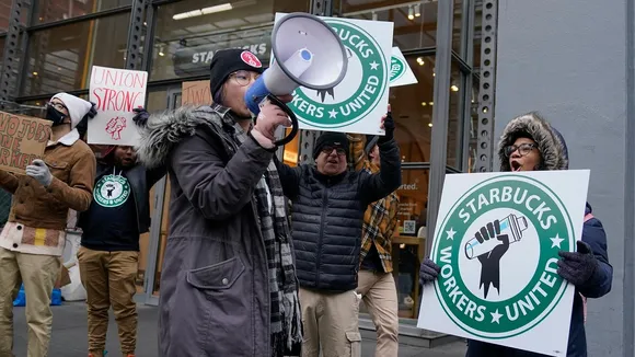 Thousands of US Starbucks' workers are expected to go on a one-day strike