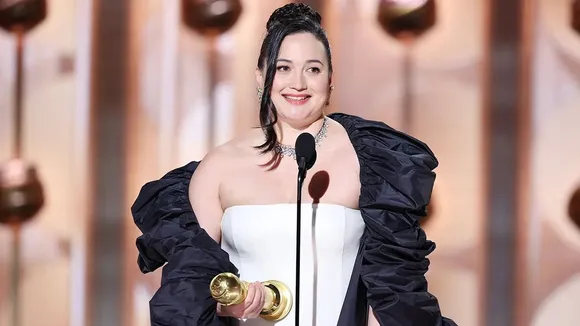 Lily Gladstone becomes first Indigenous woman to win Golden Globe for best actress drama