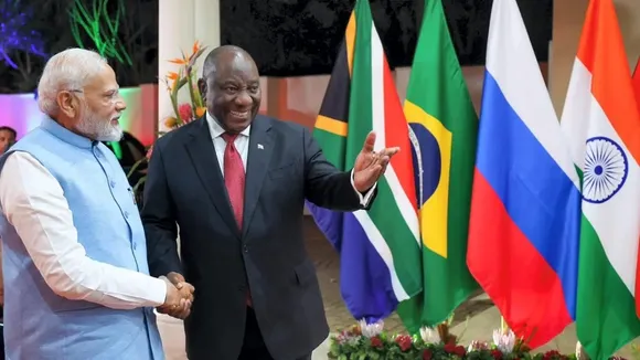 PM Modi, South African President Ramaphosa discuss ways to further deepen bilateral ties