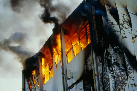 Fire in West Bengal govt office