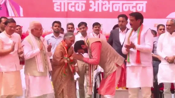 Ex-Haryana minister Savitri Jindal quits Cong, joins BJP