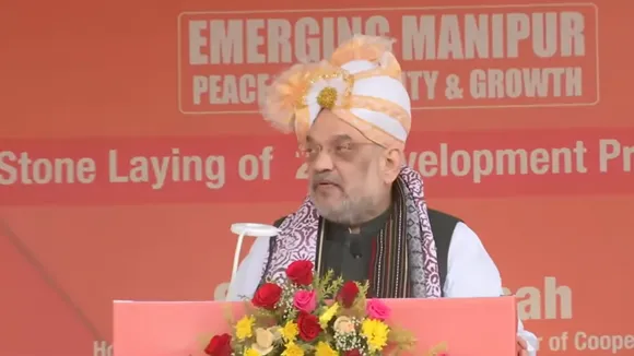 BJP freed Manipur from terrorism, bandhs: Amit Shah at Moirang