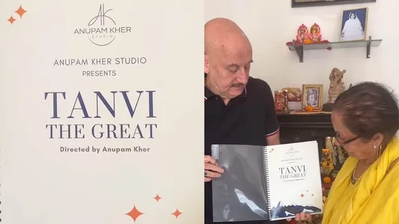 Anupam Kher announces new film as director 'Tanvi the Great', shooting begins tomorrow