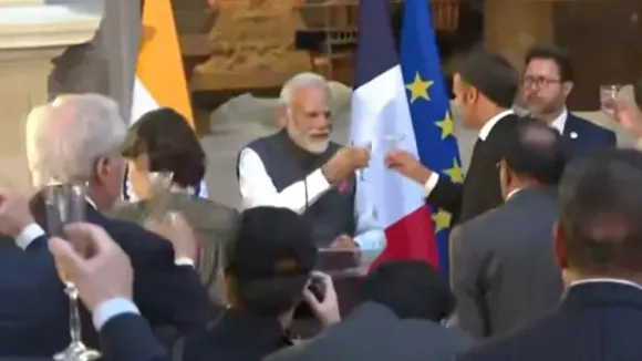 PM Modi raises a toast to Indo-French ties at Bastille Day dinner