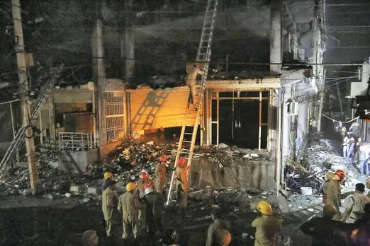 Fire broke out at Mundka building during motivational programme on second floor: Police