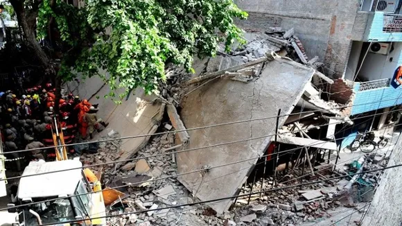5 rescued after building undergoing renovation collapses in Delhi