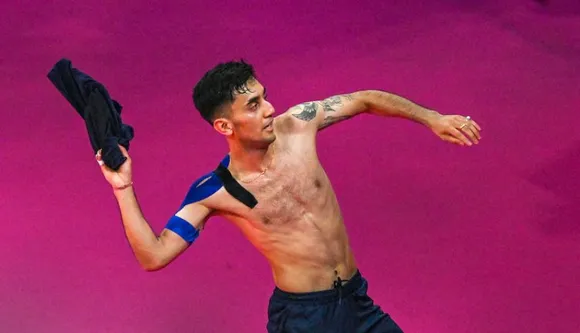 Lakshya Sen goes shirtless after his maiden CWG gold; know all about the 20-year-old shuttler