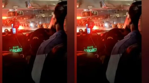 The voice of this cab driver will surely put a smile on your face