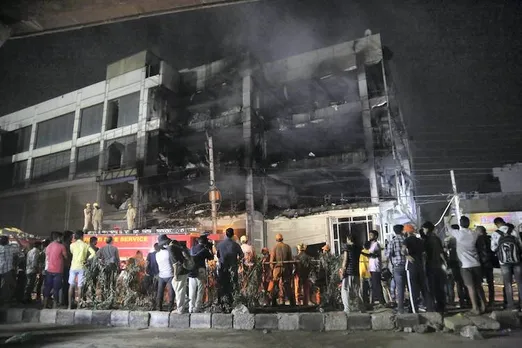 Mundka fire: Building had one escape route, toll may rise with more remains found and 19 people missing