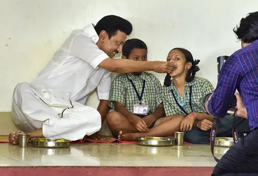 Tamil Nadu CM M K Stalin launches free breakfast plan for govt primary students