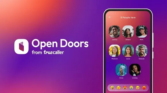 A world made smaller with new connections, announcing the launch of Open Doors from Truecaller