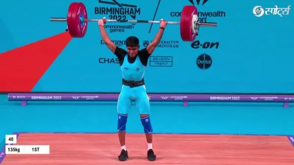 Lifter Sanket Sargar wins silver to open India's account