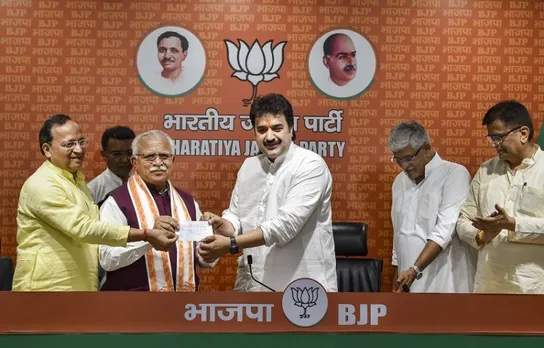 Ex-Congress Haryana leader Kuldeep Bishnoi joins BJP, says Modi 'best' PM
