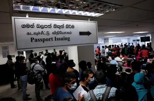Pregnant Sri Lankan woman waiting in queue for two days for passport delivers baby girl