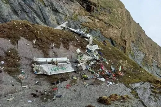 Horrific picture of Tara Air plane crash in Nepal's mountains