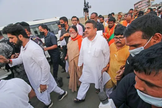 BJP delegation stopped from visiting site of Birbhum violence, seeks Mamata Banerjees resignation