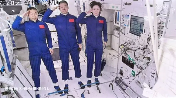 Chinese astronauts enter lab module in orbit for first time after it docks with space station