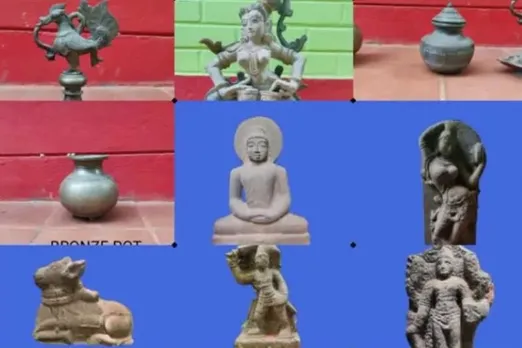 20 antique idols seized from French national's residence