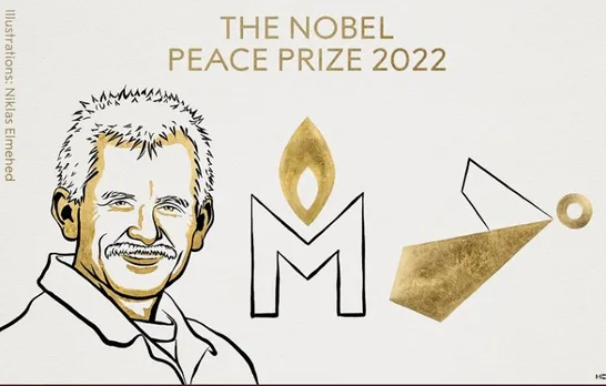 Nobel Peace Prize awarded to Belarusian Ales Bialiatski and two other human rights organisations from Russia, Ukraine