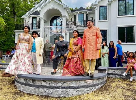 Indian-American family installs Amitabh Bachchan's statue outside New Jersey home