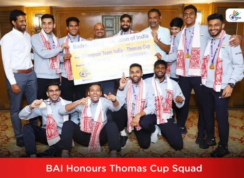 BAI awards cash prizes to Thomas Cup-winning contingent