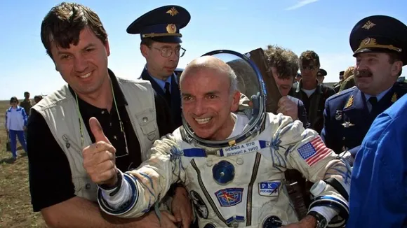 Dennis Tito, world's first space tourist, signs up for a ride around the moon