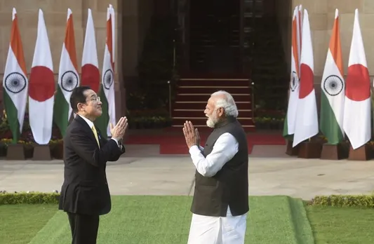 PM Modi holds talks with visiting Japanese counterpart Fumio Kishida