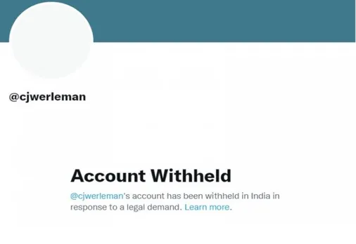 Twitter withholds columnist C J Werleman's account on government's request