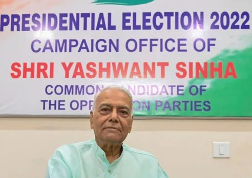 Yashwant Sinha files nomination for presidential poll