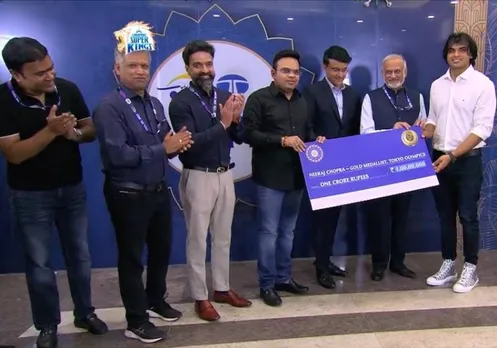 At IPL opening ceremony, BCCI honours Olympians including gold medallist Neeraj Chopra