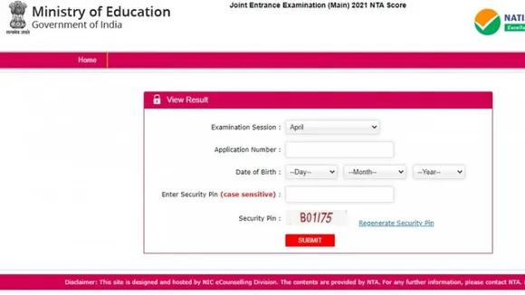 Click here to know where to check JEE Mains results