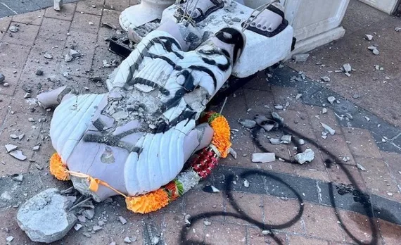 Mahatma Gandhi statue outside Hindu temple in New York vandalised: Reports