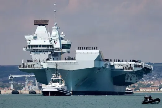 UK's biggest aircraft carrier, HMS Prince of Wales, breaks down on way to US