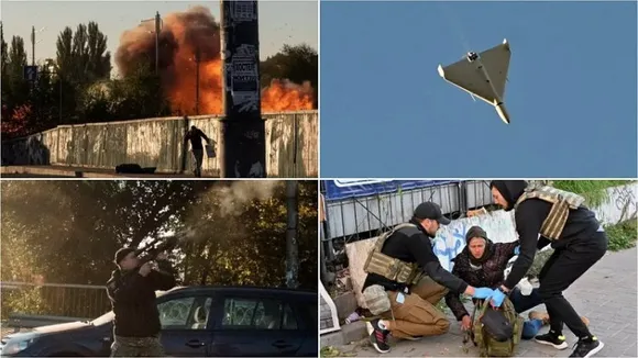 Waves of suicide drones strike Ukraine's capital Kyiv, 3 killed