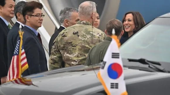 North Korea fires missile after US Vice-President Kamala Harris leaves South Korea