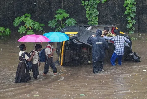Heavy rains, strong winds lash Mumbai, low-lying areas inundated