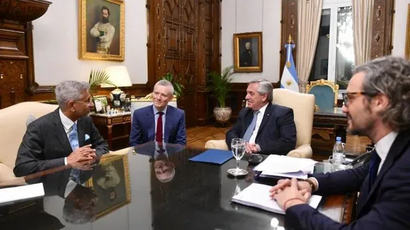 EAM Jaishankar holds talks with Argentine President Alberto Fernandez; discusses trade ties, defence cooperation