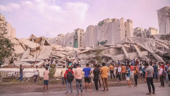 India joins 100-metre building demolition club: Impact on adjecent Emerald Court, ATS Village socities