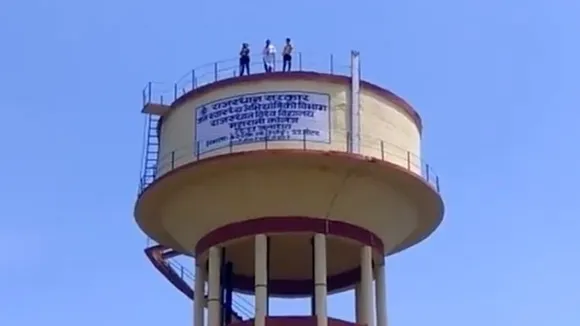 Three girls climbed overhead water tank in Jaipur's Maharani College demanding ATM, gym
