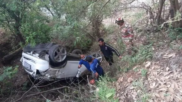 Five dead, two injured as car falls into gorge in HP's Chamba