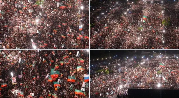 From a massive rally in Lahore, Imran Khan calls for intervention of military establishment for early polls