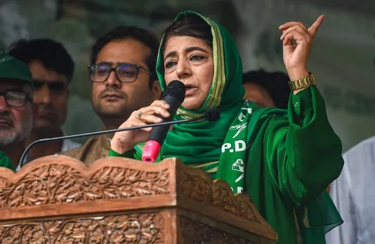 "Self-rule is the only option": PDP chief Mehbooba Mufti on resolving Jammu Kashmir Issue