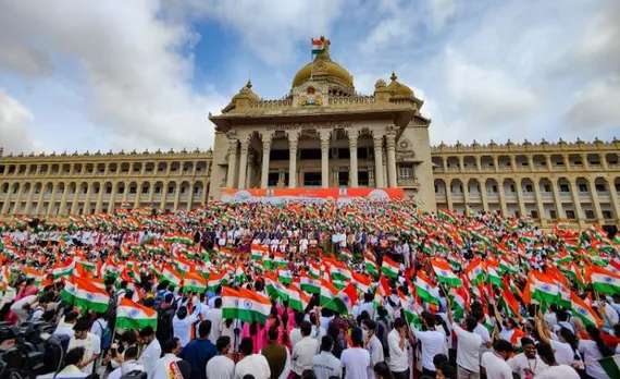 Patriotic fervour marks beginning of 'Azadi Ka Amrit Mahotsav' in Karnataka