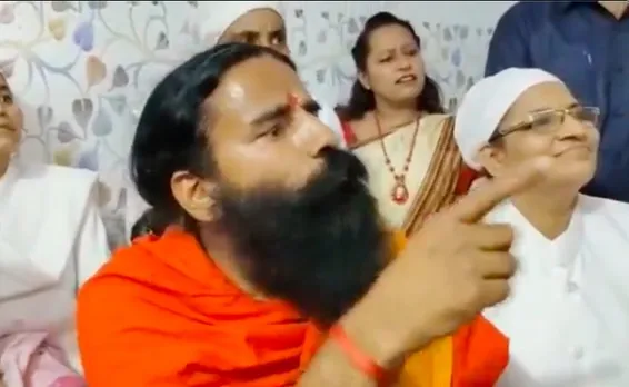 "It won't be good if you ask again," Baba Ramdev threatens a journalist