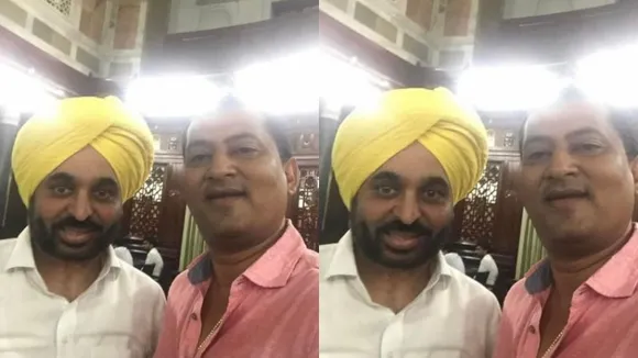 BJP suspends ex-spokesperson Kishansinh Solanki after he shared 'selfie' with Punjab CM Bhagwant Mann