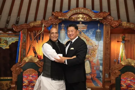 Defence Minister Rajnath Singh meets Mongolia's top leadership to boost bilateral ties