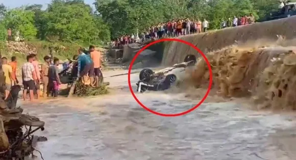 Nine killed as car washed away by Dhela river in Nainital