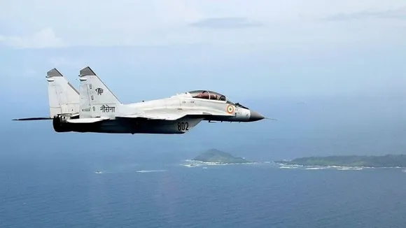 Mig 29K develops technical snag while returning to a base in Goa, pilot ejects safely