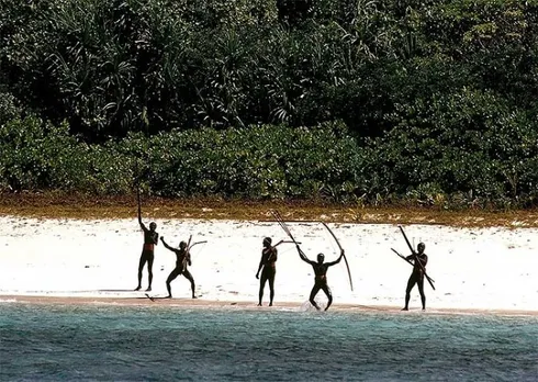 How harmless are 51 left over tribals based in 'Strait Island' of Andaman & Nicobar?